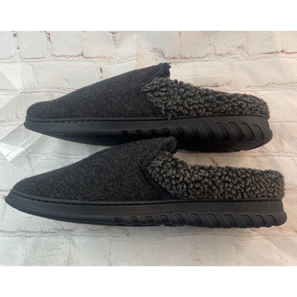 Dearfoams Men’s Clog Slippers Large 11–12 Dark Gray Memory Foam Indoor Outdoor - Picture 6 of 16